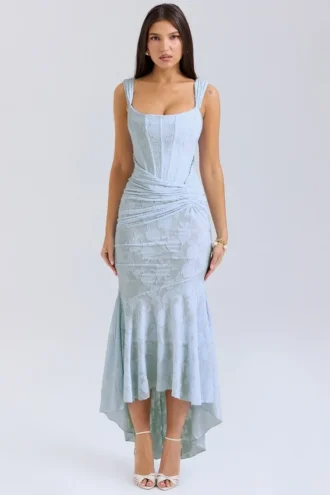 Cesca Bluebell Floral Maxi Dress