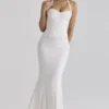Isorella White Broderie Anglaise Cotton Maxi Skirt