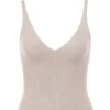 Leigh Biscuit Wool Cashmere Camisole Top Leigh Biscuit Wool Cashmere Camisole Top