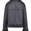 Madden Grey Vegan Shearling Aviator Jacket Madden Grey Vegan Shearling Aviator Jacket