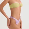 Medea Olive Bandeau Bikini Top