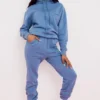 Sky Azure Fleece Back Jogging Trouser